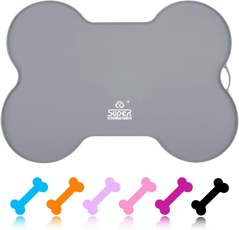 Silicone Pet Feeding Mat 🐾✨ Non‑Slip, Waterproof, Raised‑Edge Mess‑Control Pad