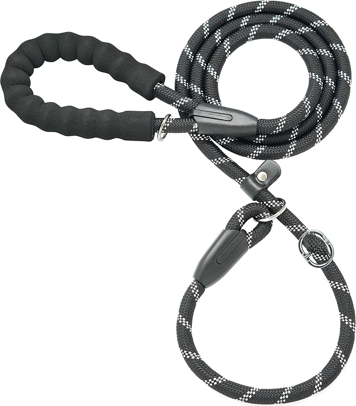 Chic Baby Pink Slip Lead Dog Leash - Comfortable Padded Handle & Reflective for No Pull Training - 3/8" x 6 FT