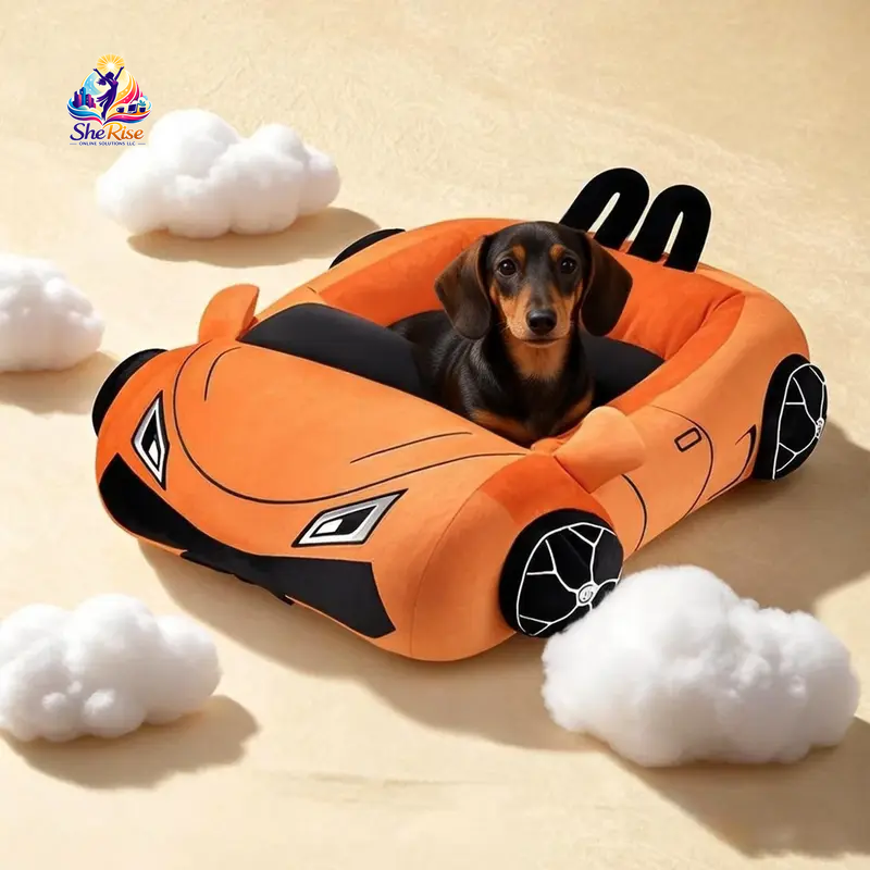 Indulge Your Pet with the Cozy & Cuddly Washable Bed – Ideal for Small Dogs & Cats Who Love to Snuggle! 🐾✨