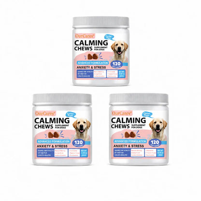 Calm Your Dog Naturally with OURCARES Calming Bites – Soft Chews for Stress Relief and Composure Support