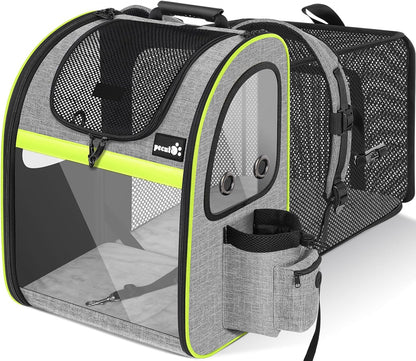Expandable Pet Carrier Backpack 🐾✨ Ventilated, Comfy, Airline‑Friendly Travel Pack