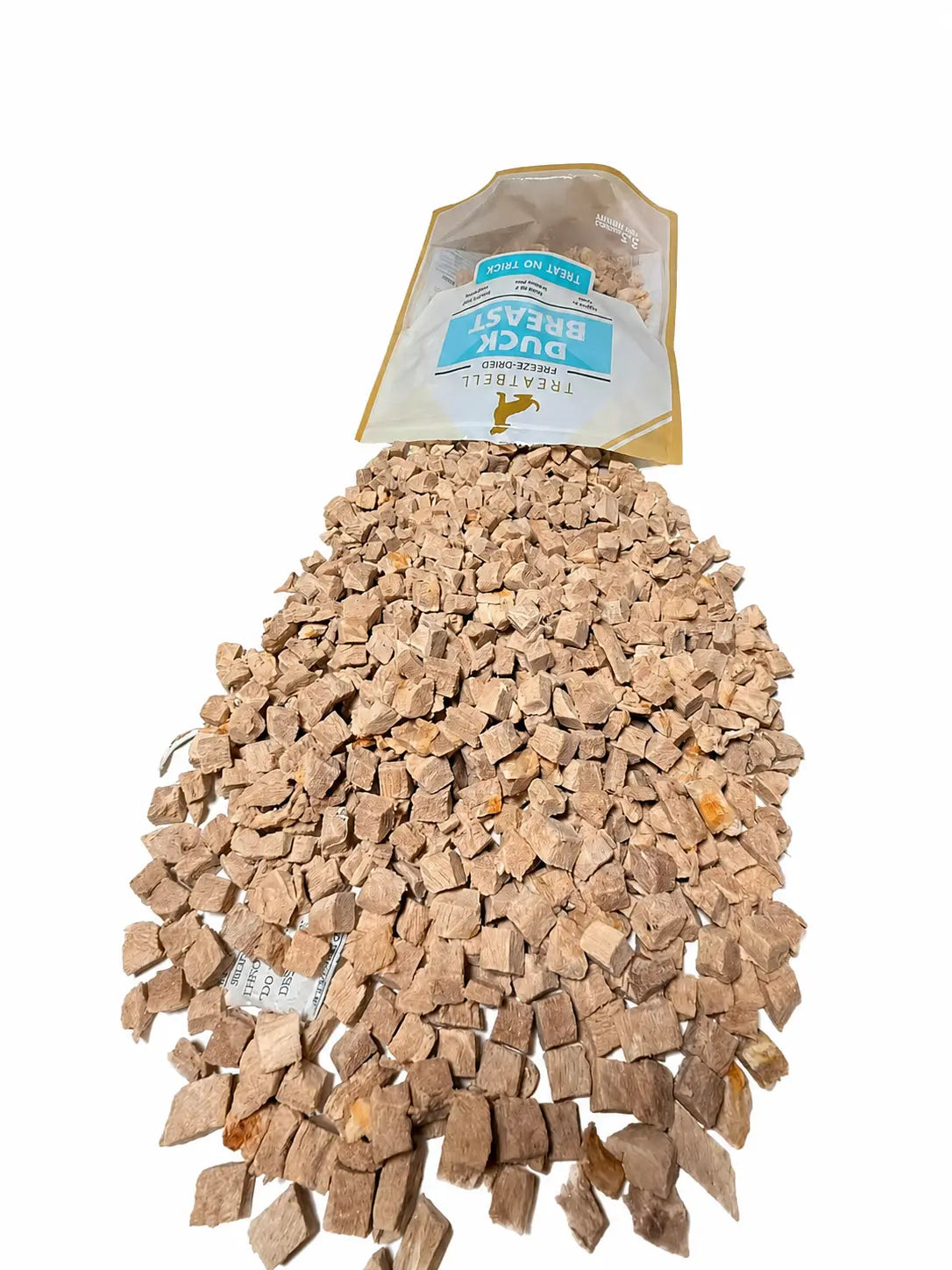 Premium 100% Duck Freeze-Dried Dog and Cat Treats - Grain-Free, High-Protein, Single-Ingredient - Perfect for Training, Puppies, and Kittens - 3 Bags (16.5 Oz Each)