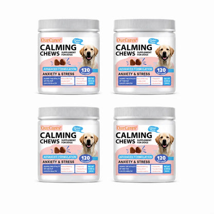 Calm Your Dog Naturally with OURCARES Calming Bites – Soft Chews for Stress Relief and Composure Support