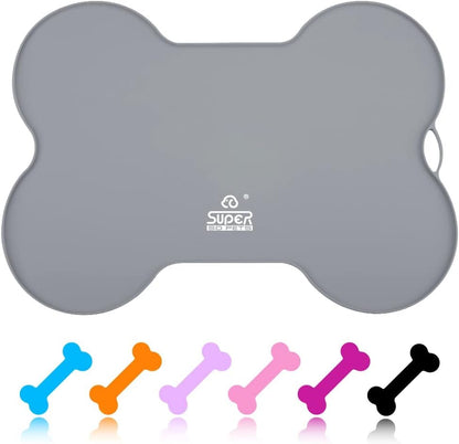 Silicone Pet Feeding Mat 🐾✨ Non‑Slip, Waterproof, Raised‑Edge Mess‑Control Pad