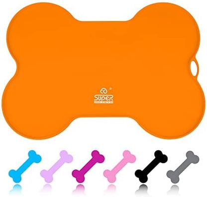 Silicone Pet Feeding Mat 🐾✨ Non‑Slip, Waterproof, Raised‑Edge Mess‑Control Pad
