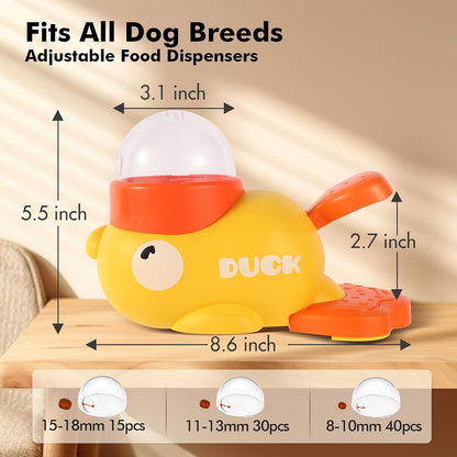 🦆🐾 Interactive Duck‑Shaped Treat Dispenser & Slow Feeder — Puzzle Toy for Dogs & Cats