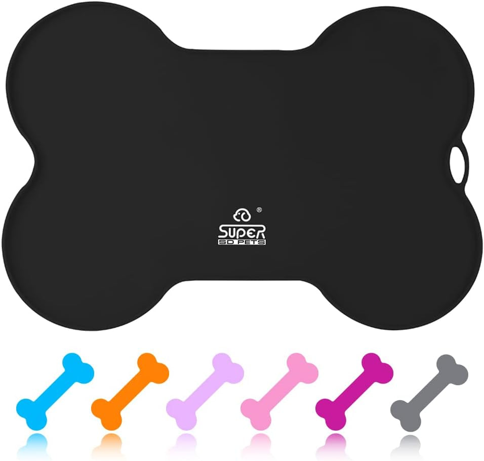 Silicone Pet Feeding Mat 🐾✨ Non‑Slip, Waterproof, Raised‑Edge Mess‑Control Pad