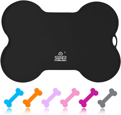 Silicone Pet Feeding Mat 🐾✨ Non‑Slip, Waterproof, Raised‑Edge Mess‑Control Pad
