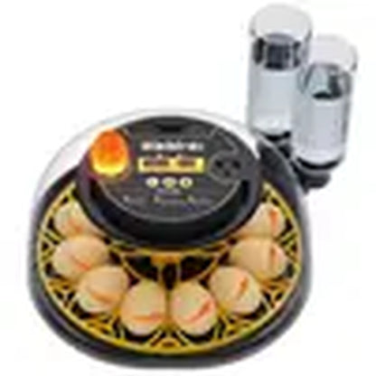 Automatic Egg Incubator with Humidity Display, Built-In Egg Candler, and 360° Transparent View for Home Chicken Hatching and Poultry Farming