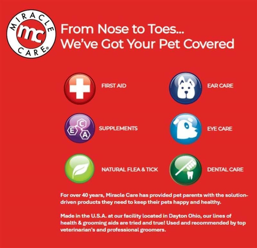 Miracle Care Ear Cleanser 🧼🐾 16oz Gentle Odor‑Reducing Ear Wash for Dogs & Cats