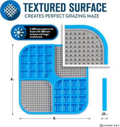 IQ Treat Lick Mat for Dogs & Cats - Slow Feeder & Enrichment Toy Made in the USA!