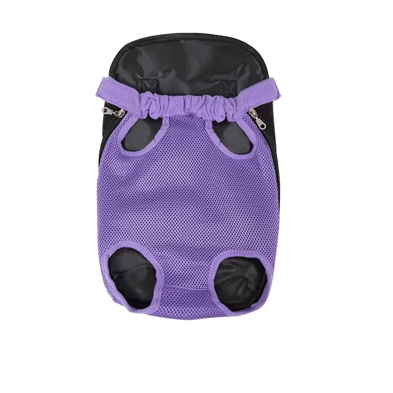 Camouflage Pet Dog Carrier Backpack - Breathable Mesh Travel Bag for Small Dogs and Cats