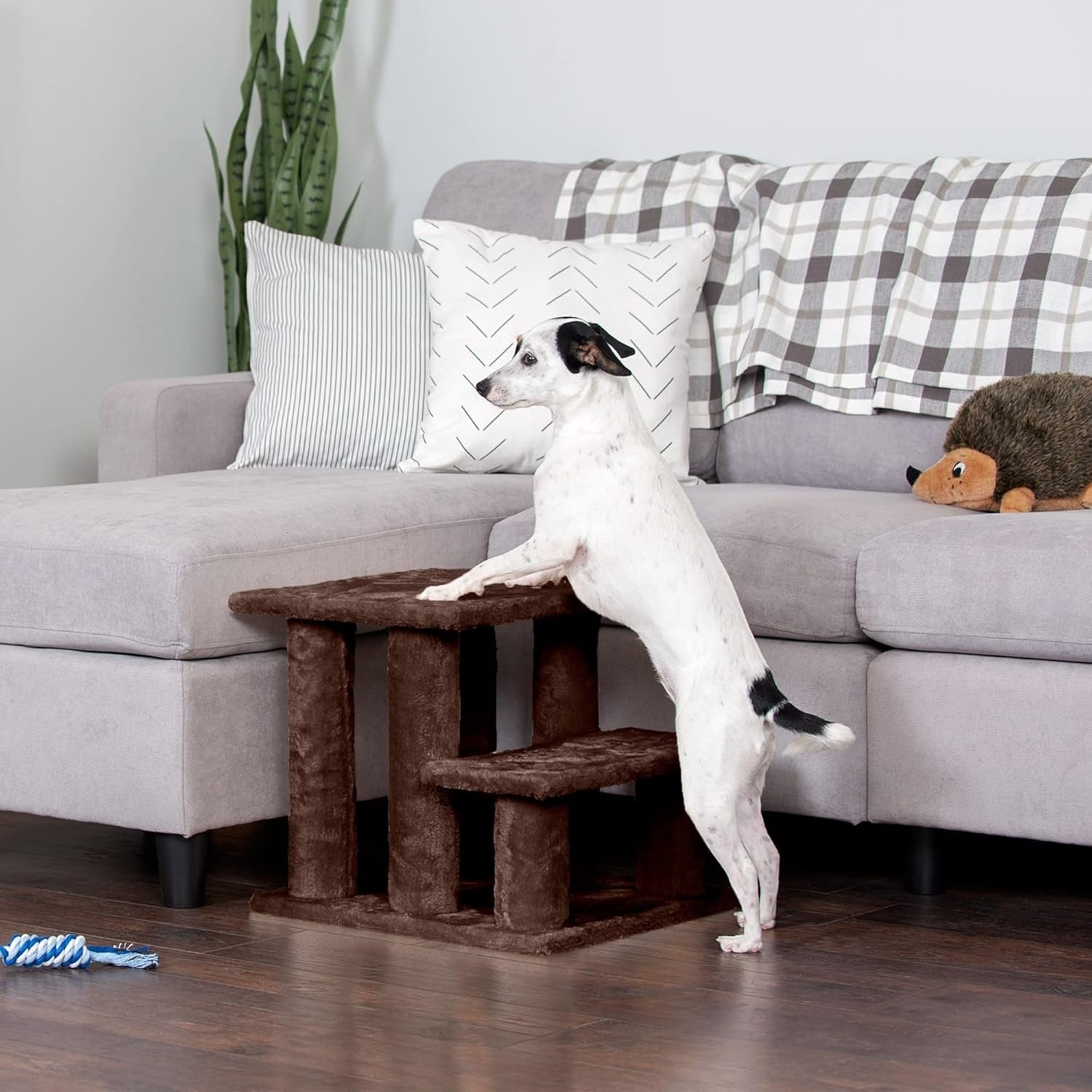  Steady Paws Multi‑Step Pet Stairs 🐾✨ Soft, Stable, Convertible Steps for Small & Senior Pets