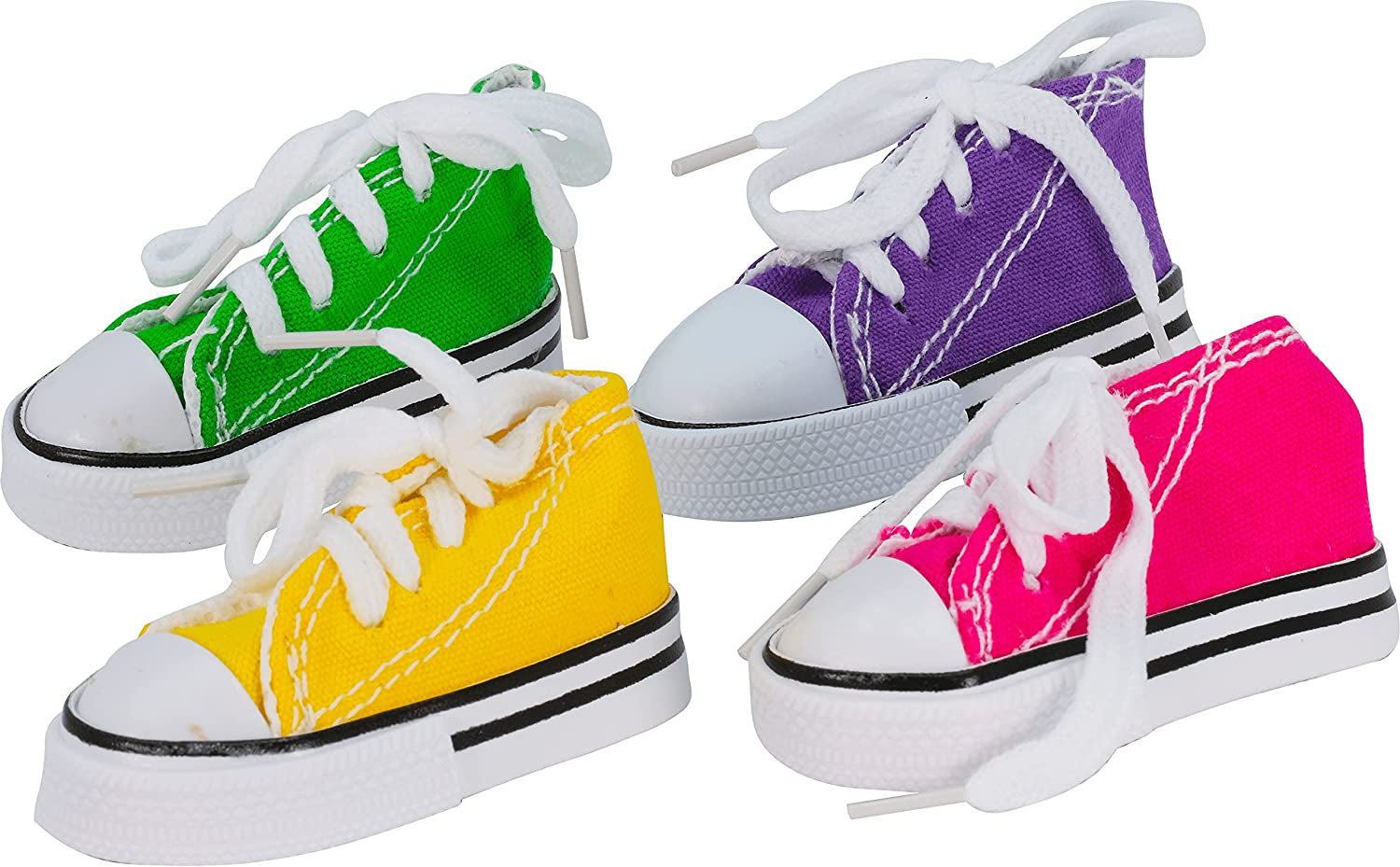 Bonka Mini Bird Sneakers 🐦✨ Colorful Foot Toys for Foraging & Cage Play (3")