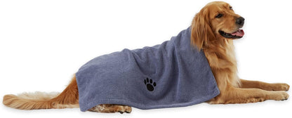 Bone Dry Microfiber Pet Towel 🐾🛁 Ultra‑Absorbent 41x23.5" Dog & Cat Drying Towel