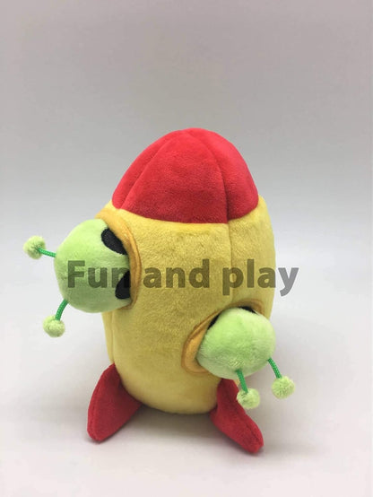 Alien Hide‑&‑Seek Dog Toy 🚀👽 Squeaky Plush Puzzle Spaceship w/ Treat Slot
