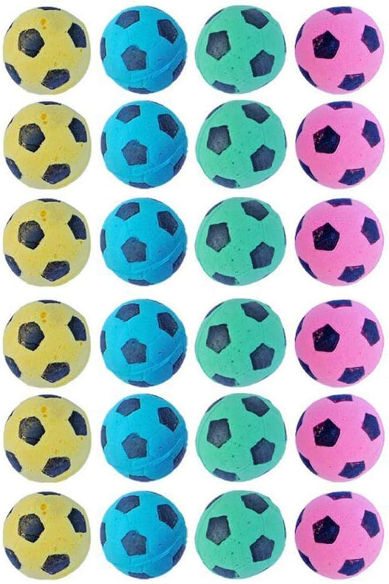 PETFAVORITES Cat Foam Soccer Balls 🐾✨ Soft, Quiet, Bouncy Indoor Play Set