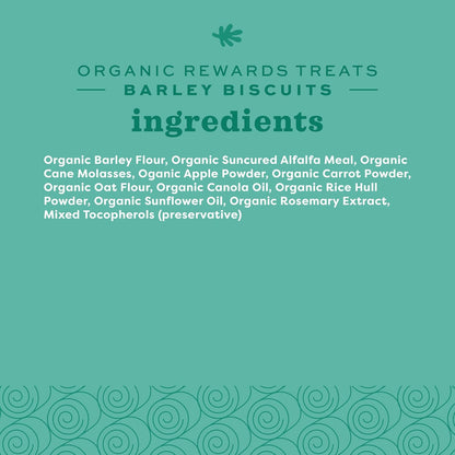 Organic Barley Biscuits 🌾🐹 Apple & Carrot Treats for Rabbits, Guinea Pigs & Hamsters