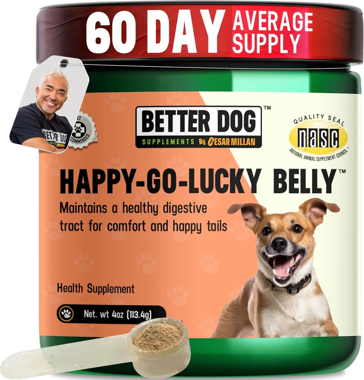 Happy-Go-Lucky Belly: Complete Digestive & Gut Wellness for Your Dog by Cesar Millan