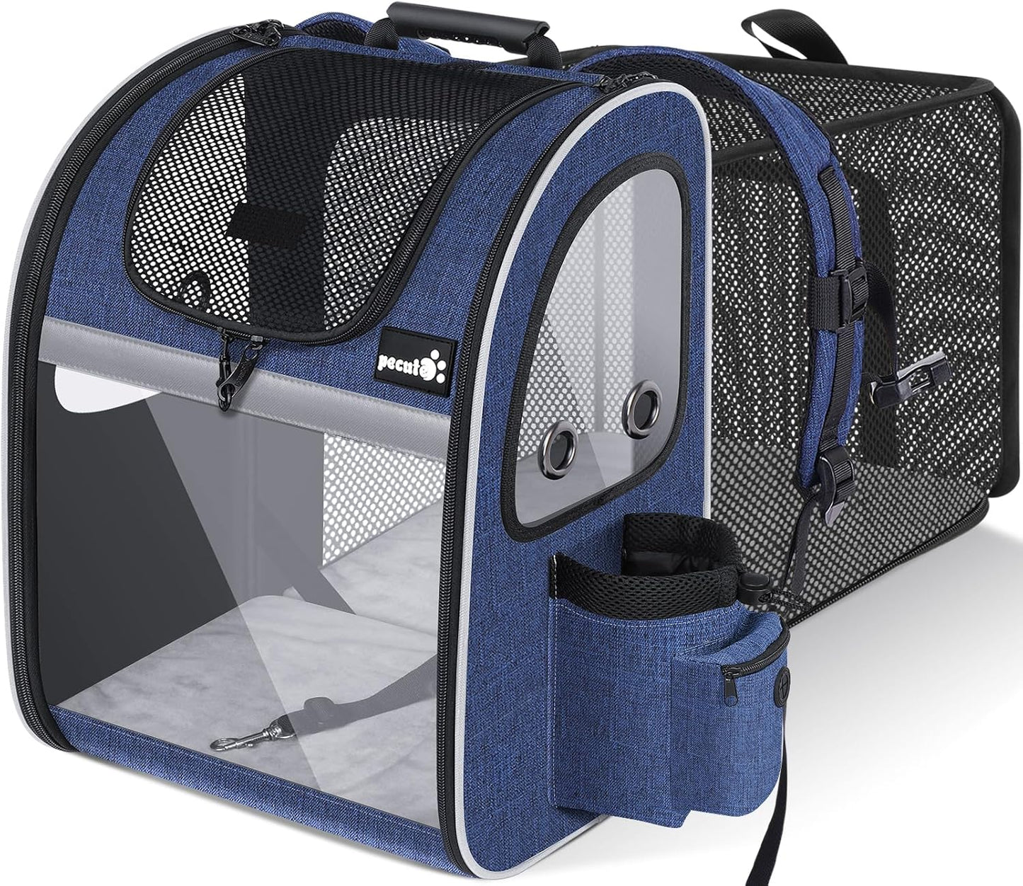 Expandable Pet Carrier Backpack 🐾✨ Ventilated, Comfy, Airline‑Friendly Travel Pack
