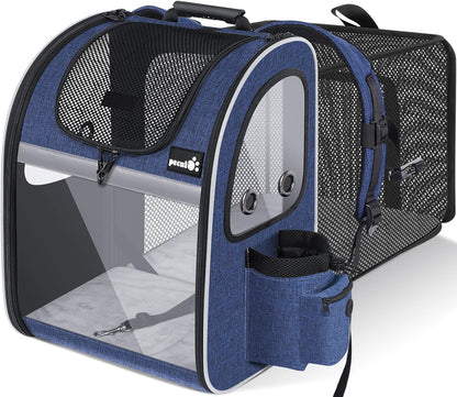 Expandable Pet Carrier Backpack 🐾✨ Ventilated, Comfy, Airline‑Friendly Travel Pack