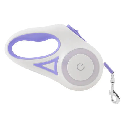 Illuminate Your Night Walks with the Pawzseek LED Retractable Dog Leash – A Game Changer for Safety and Style!