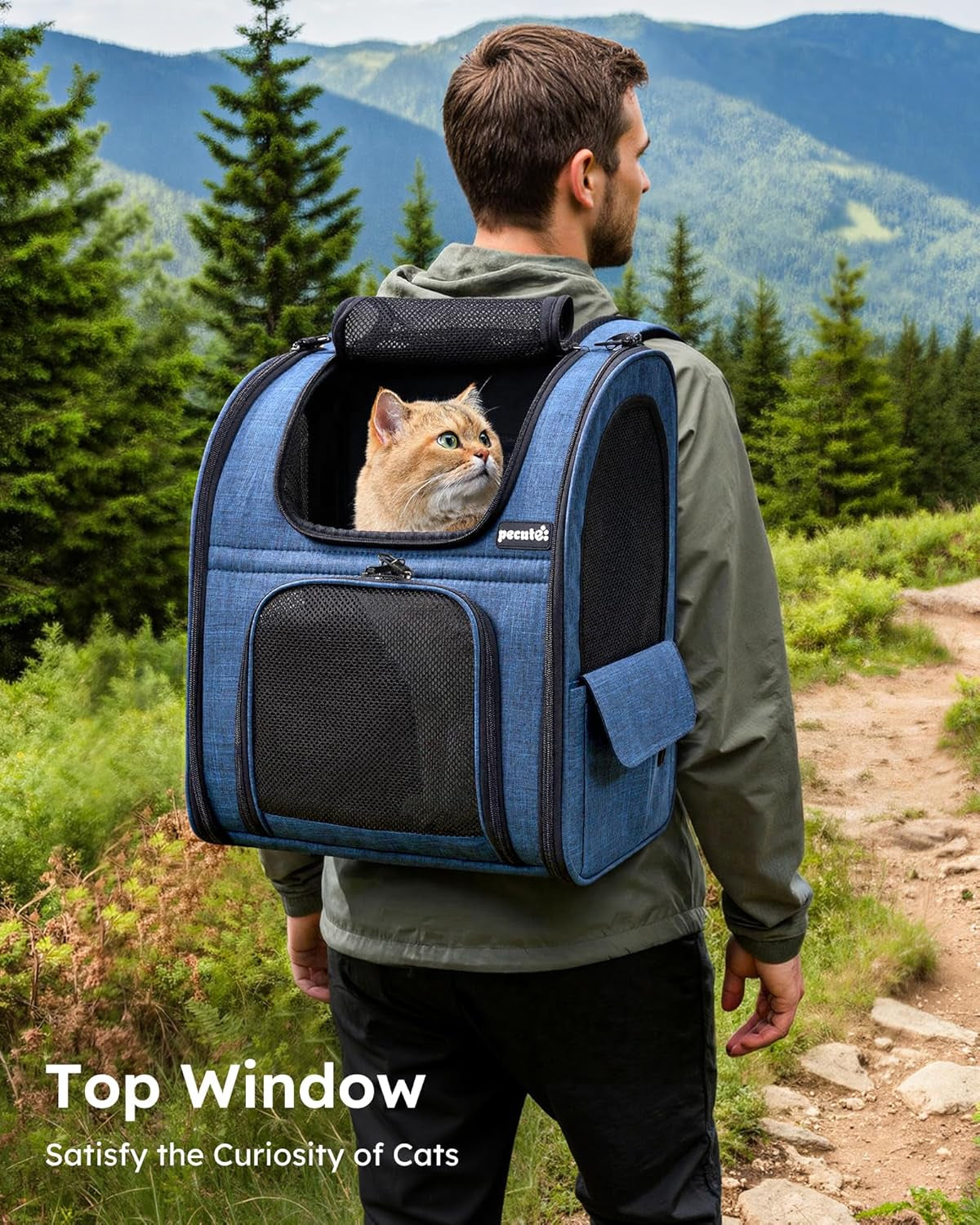 Expandable Pet Carrier Backpack 🐾✨ Ventilated, Comfy, Airline‑Friendly Travel Pack