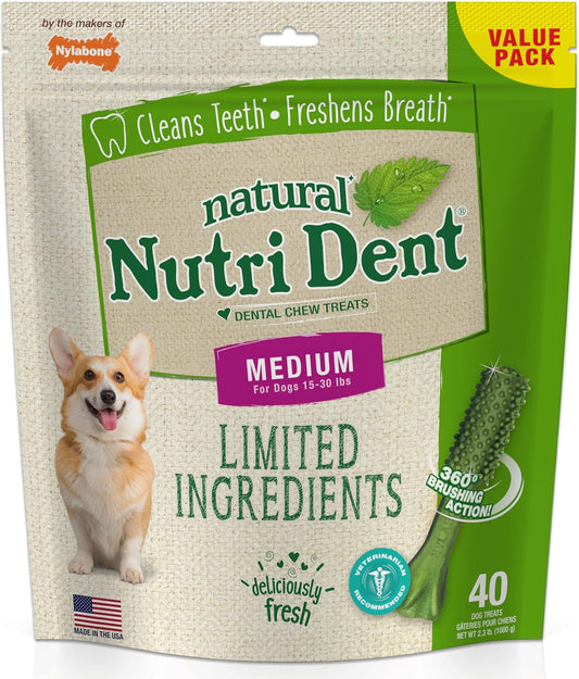 “Fresh‑Breath Nutri Nubs 🦷🌿 360° Dental Chews for Happy Dog Smiles”