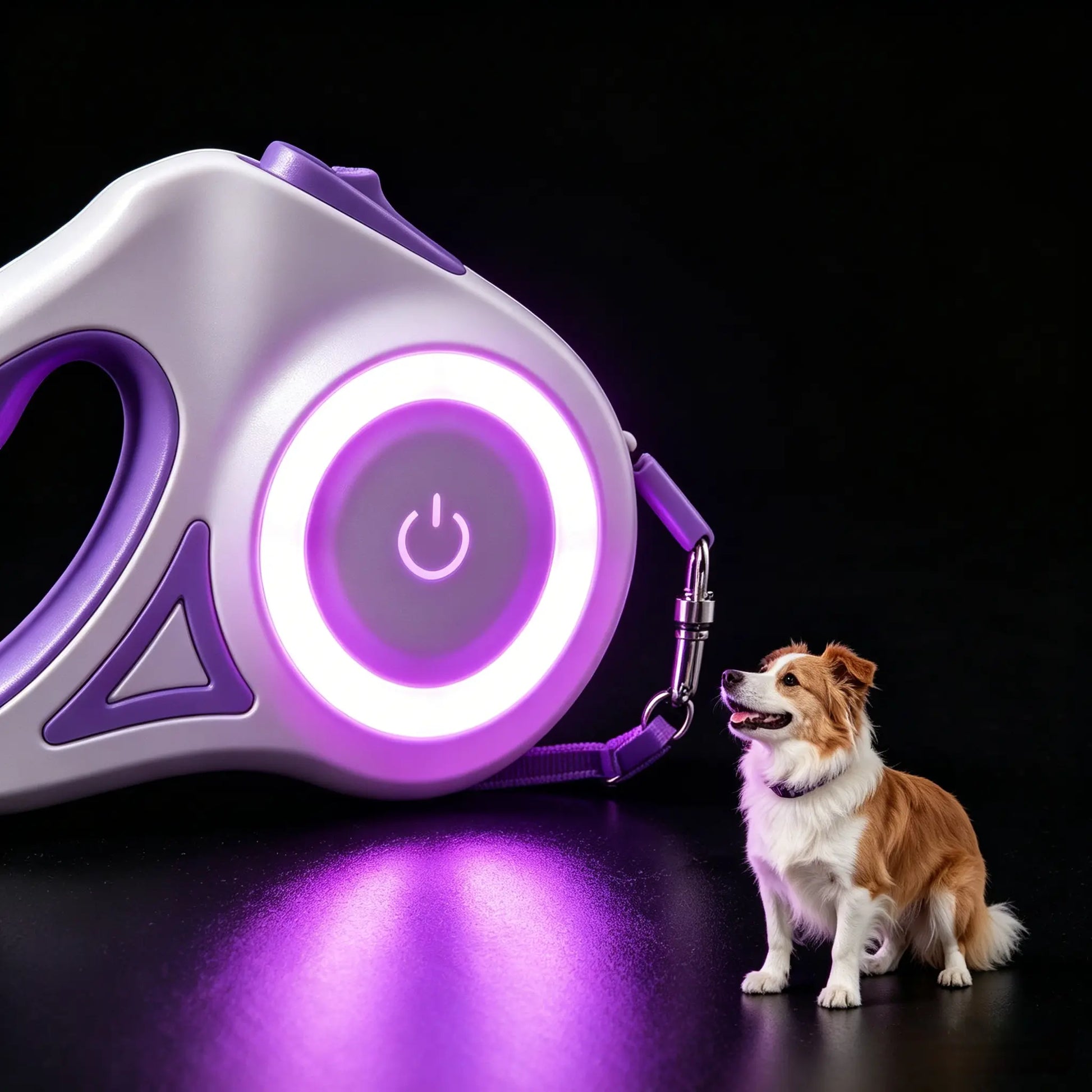 Illuminate Your Night Walks with the Pawzseek LED Retractable Dog Leash – A Game Changer for Safety and Style!