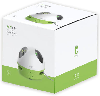 🐭⚡ Hidey Mouse Electronic Cat Toy — Motion Teasing, Squeaky Mouse, Catnip‑Filled Fun (Green)
