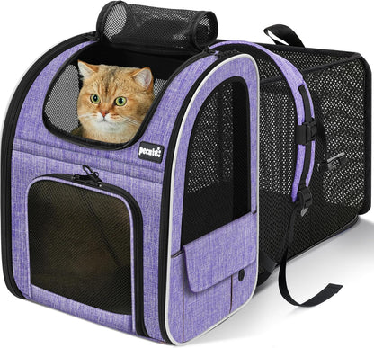 Expandable Pet Carrier Backpack 🐾✨ Ventilated, Comfy, Airline‑Friendly Travel Pack