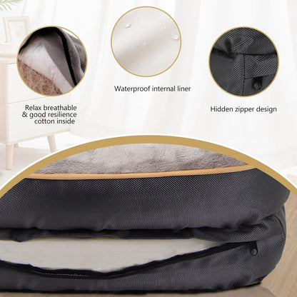JOYELF Orthopedic Dog Bed 🐾💤 Memory Foam Sofa w/ Bolsters & Washable Cover