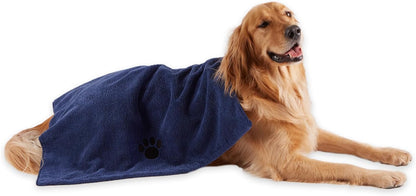 Bone Dry Microfiber Pet Towel 🐾🛁 Ultra‑Absorbent 41x23.5" Dog & Cat Drying Towel