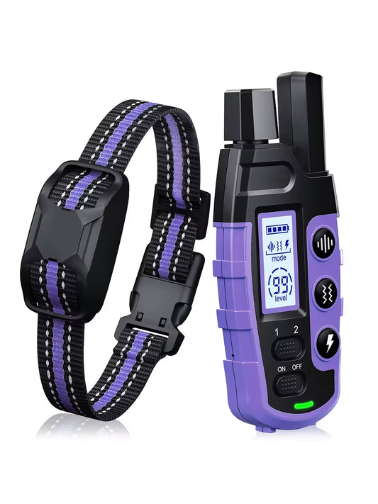 Long‑Range 3300Ft Dog Training Collar – Waterproof Remote, Shock & Vibration  
