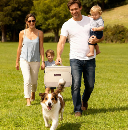 Ultimate Dog Travel Bag: Complete Pet Travel Kit with Food Containers & Collapsible Bowls for Adventurous Pets