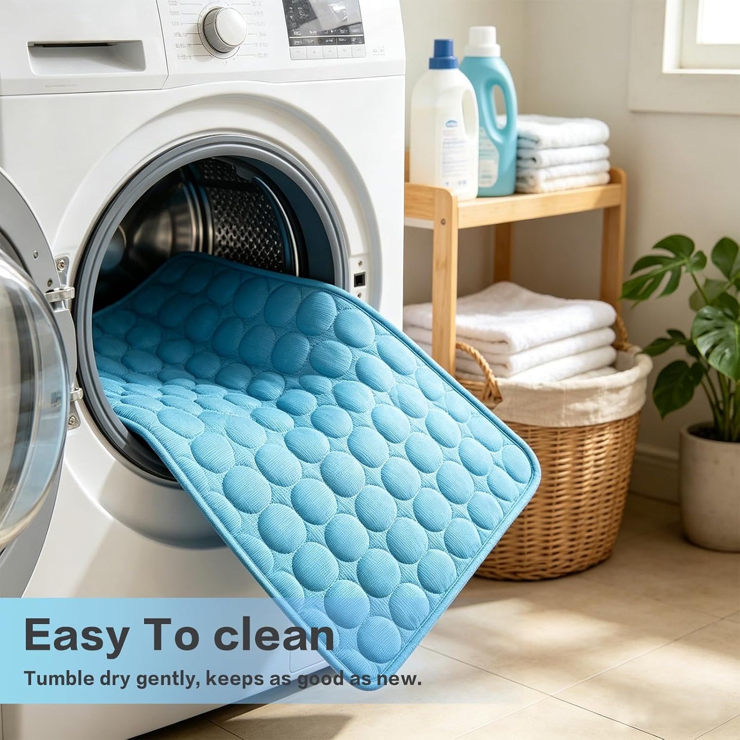 Ultimate Pet Cooling Mat - Washable Non-Slip Chill Pad for Dogs & Cats, Ideal for All Sizes, Indoor & Outdoor Use