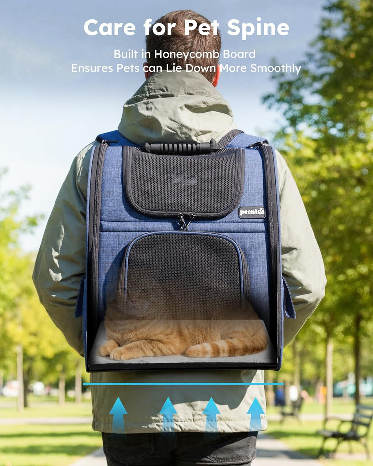 Expandable Pet Carrier Backpack 🐾✨ Ventilated, Comfy, Airline‑Friendly Travel Pack