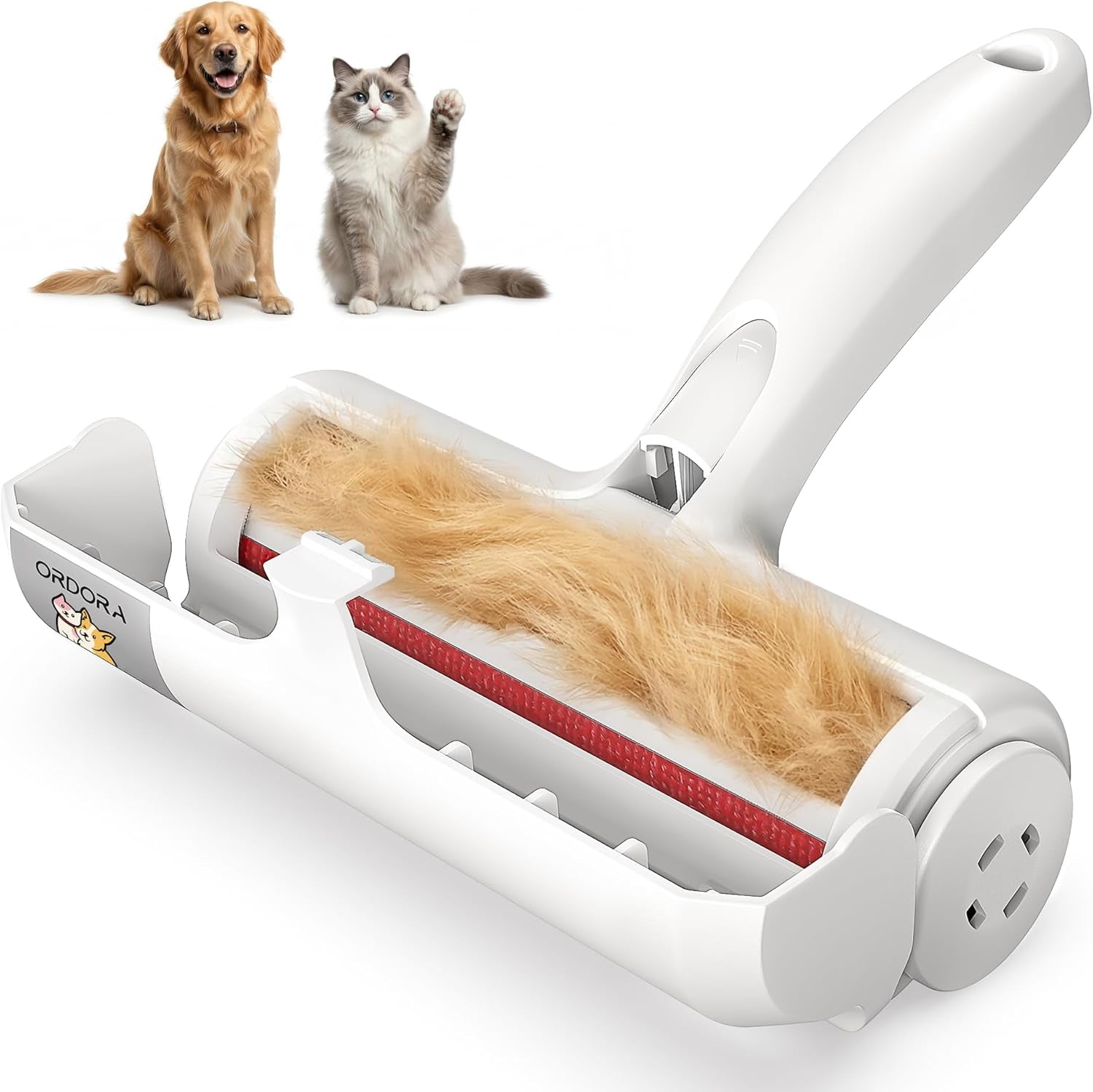 Reusable Pet Hair Remover – Portable Lint Roller for Dog & Cat Hair on Furniture  