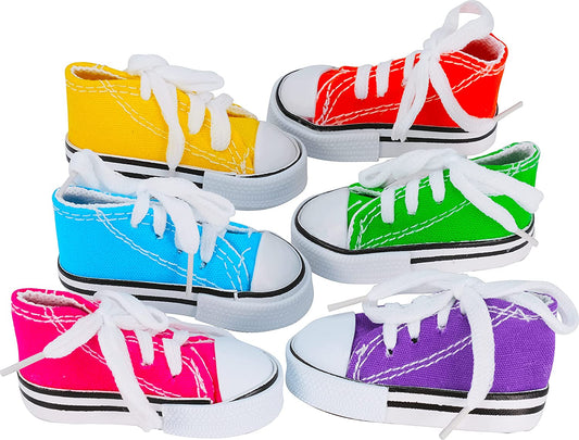 Bonka Mini Bird Sneakers 🐦✨ Colorful Foot Toys for Foraging & Cage Play (3")