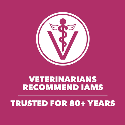 Veterinarians recommend IAMS pet food, trusted for 80+ years — premium pet supplies