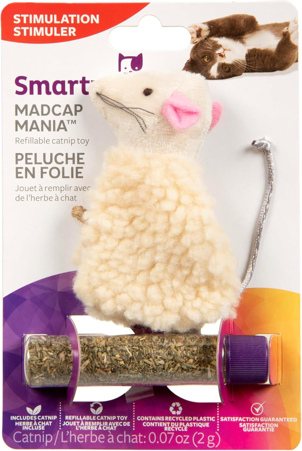 Ultimate Skitter Critters Catnip Toys - Fun 3 Pack in Chic Gray/Cream for Happy Cats
