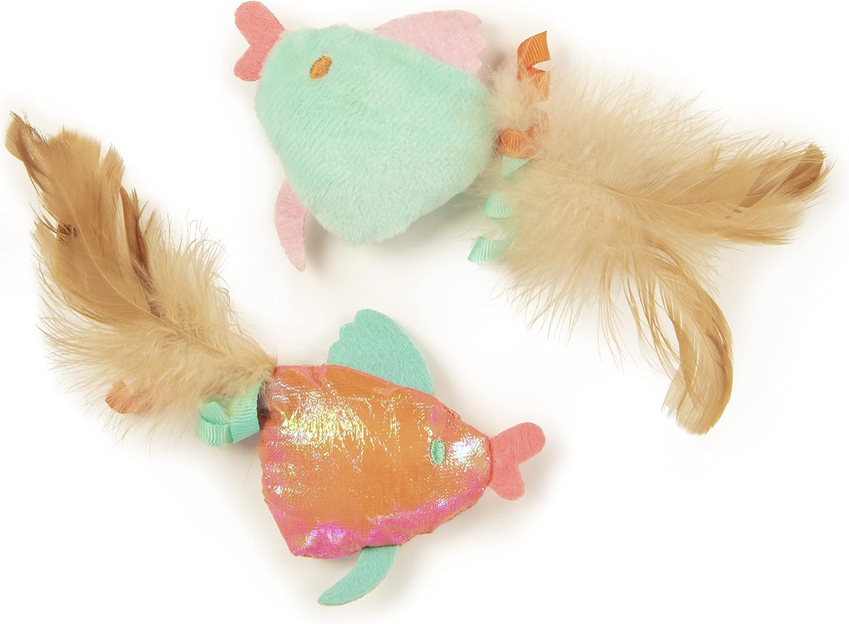 Ultimate Skitter Critters Catnip Toys - Fun 3 Pack in Chic Gray/Cream for Happy Cats
