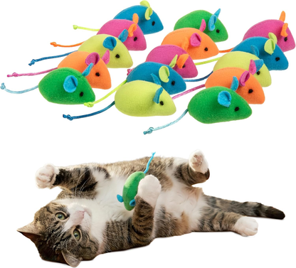 Ultimate Skitter Critters Catnip Toys - Fun 3 Pack in Chic Gray/Cream for Happy Cats