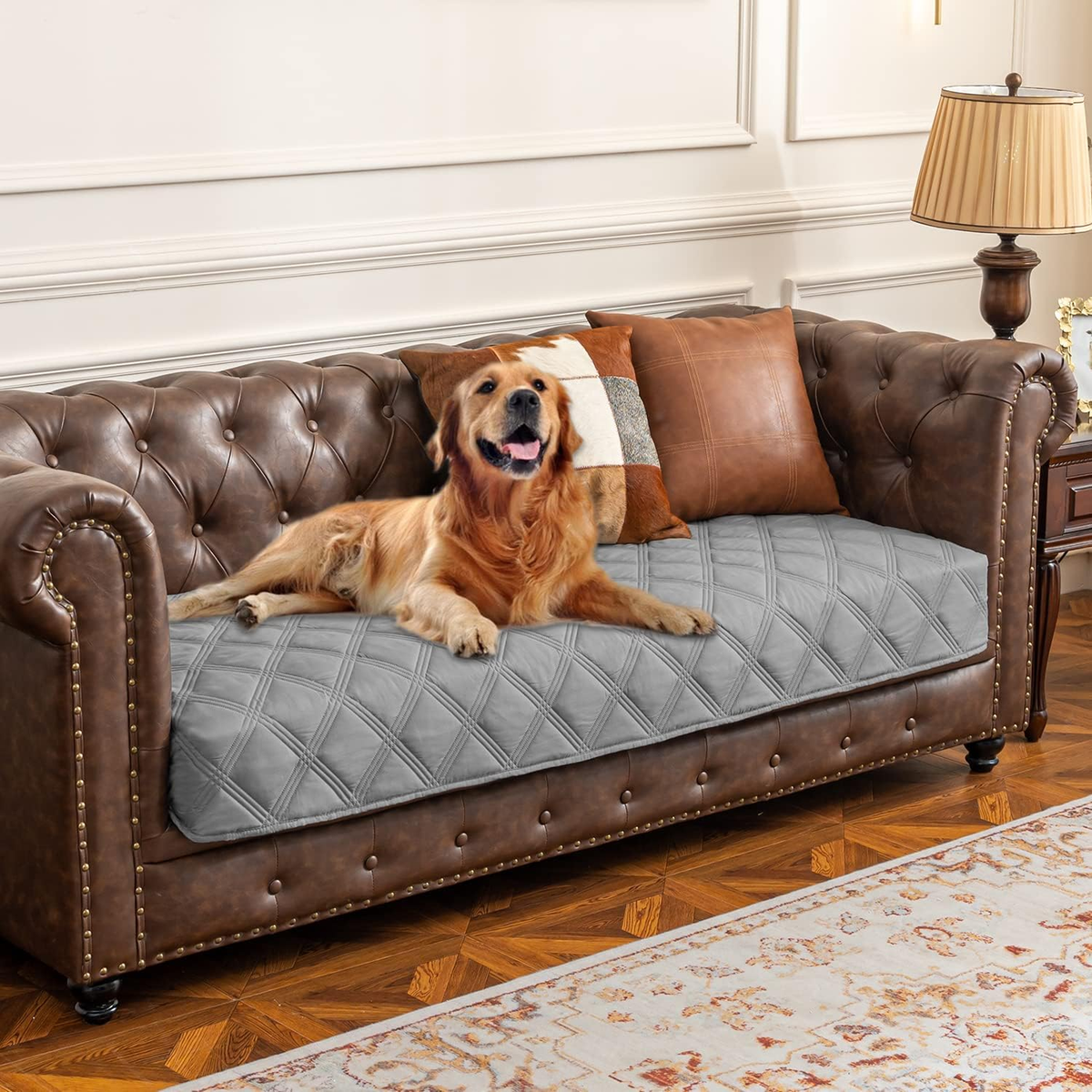 Ultimate Waterproof Dog Bed Cover & Anti-Slip Pet Blanket for Furniture Protection