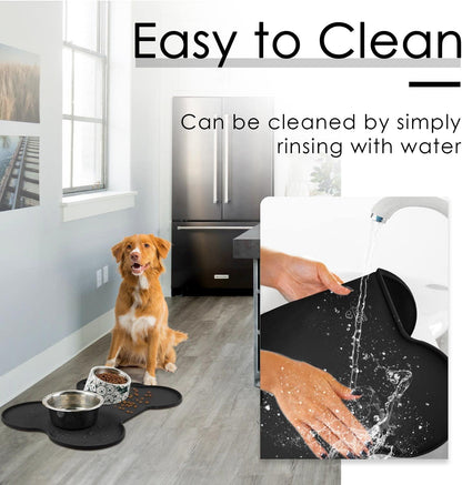 Silicone Pet Feeding Mat 🐾✨ Non‑Slip, Waterproof, Raised‑Edge Mess‑Control Pad