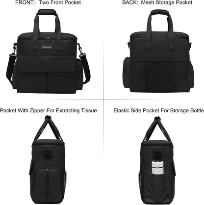 Modoker Dog Travel Bag ✈️🐾 Airline‑Approved Weekend Organizer w/ Bowls & Food Bags