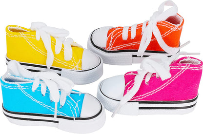 Bonka Mini Bird Sneakers 🐦✨ Colorful Foot Toys for Foraging & Cage Play (3")