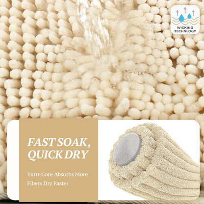 VIVAGLORY Ultra‑Absorbent Dog Door Mat 🐶✨ Mud‑Stopping, Waterproof, Non‑Slip Paw Saver