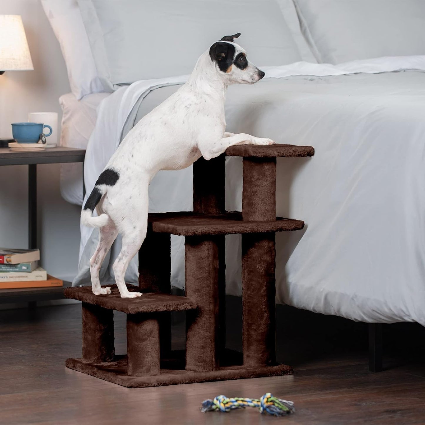  Steady Paws Multi‑Step Pet Stairs 🐾✨ Soft, Stable, Convertible Steps for Small & Senior Pets