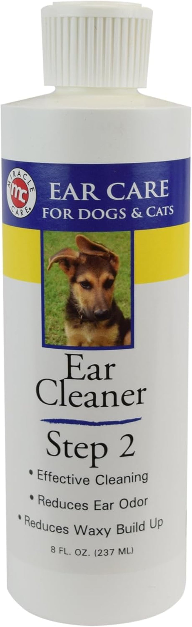 Miracle Care Ear Cleanser 🧼🐾 16oz Gentle Odor‑Reducing Ear Wash for Dogs & Cats